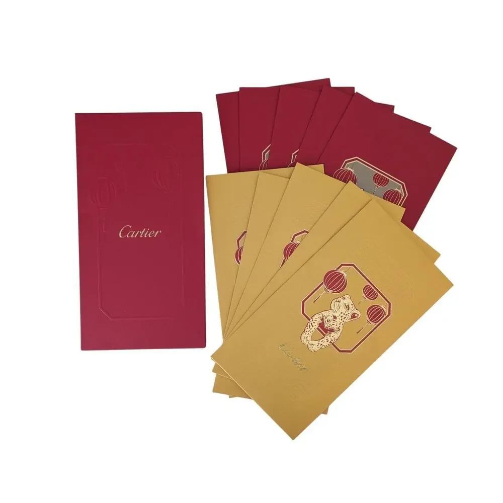 2026 Cartier Red Envelopes Lunar New Year Year of the Horse Chinese 10x Panthere